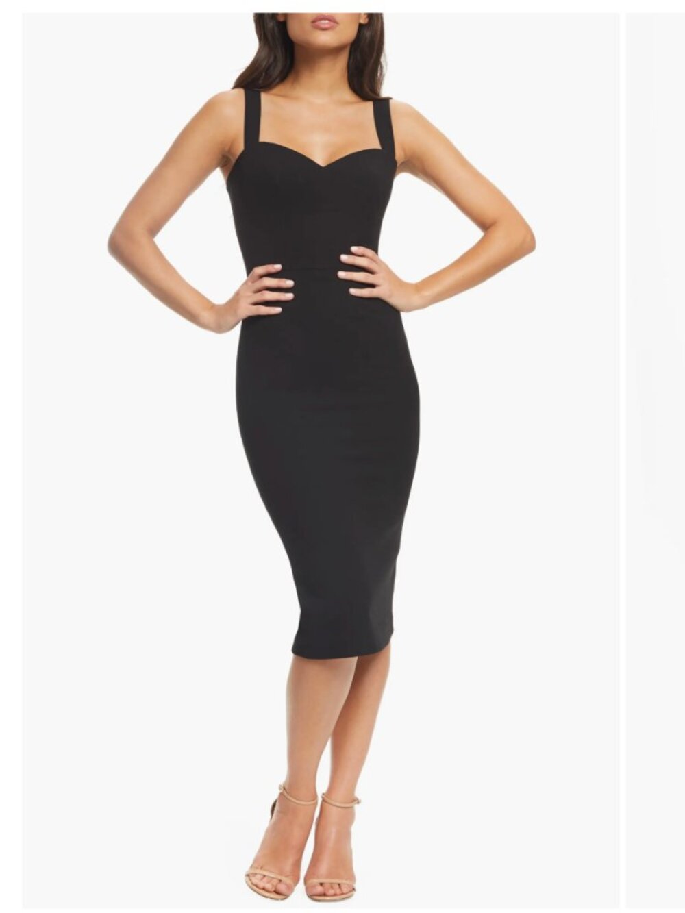 dress the population sweetheart cocktail dress size large NWT